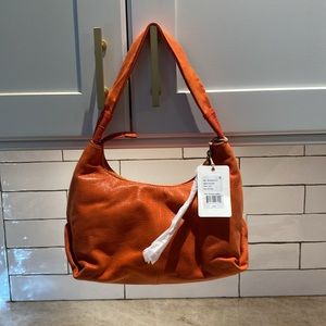 Hobo Astrid Shoulder Bag in Buffed Leather Color: Chili *NWT